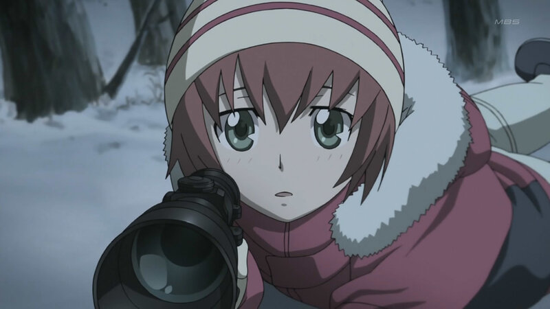 anime girl in winter gear