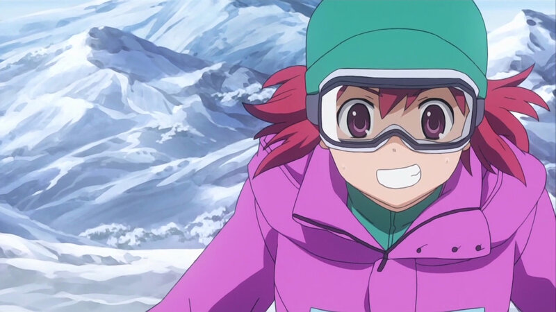 Anime Girl in Winter Gear — Pink