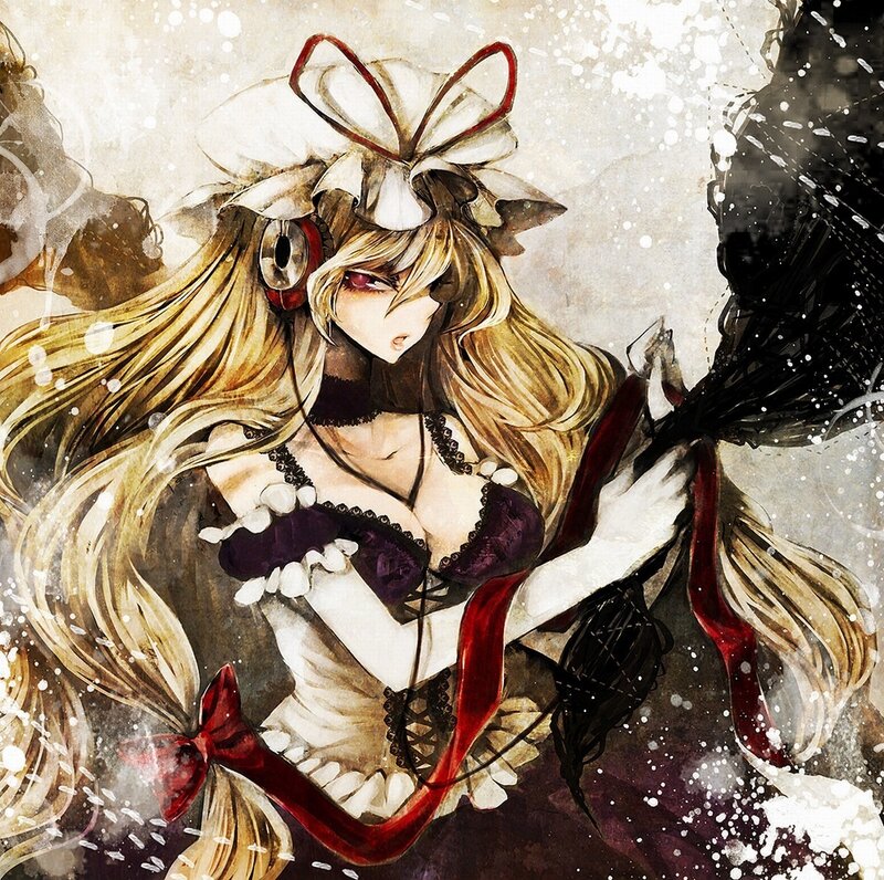 anime girl in winter scene