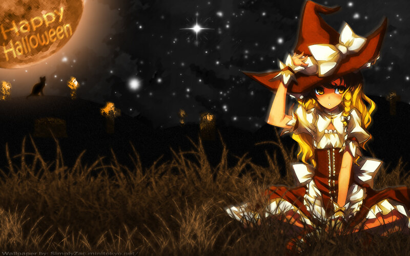 Anime Girl in Witch Costume — Brown