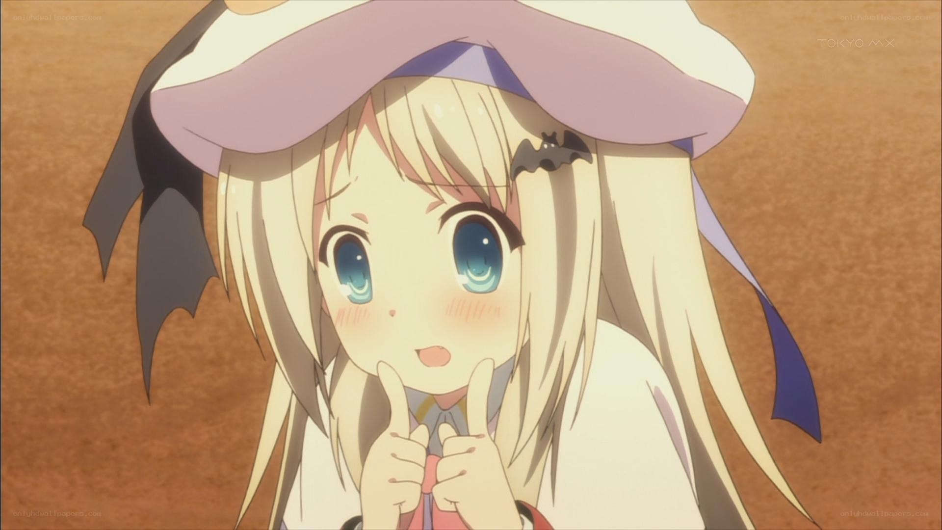 anime girl in witch hat