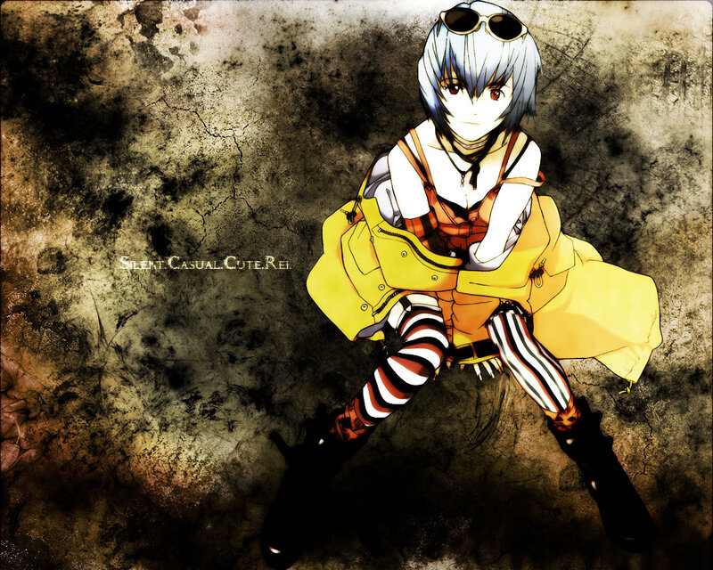 anime girl in yellow coat
