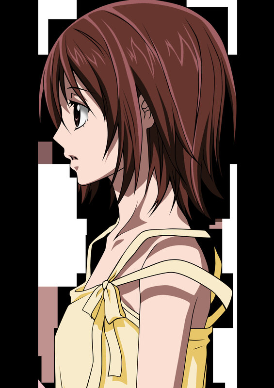 Anime Girl in Yellow Dress — Brown