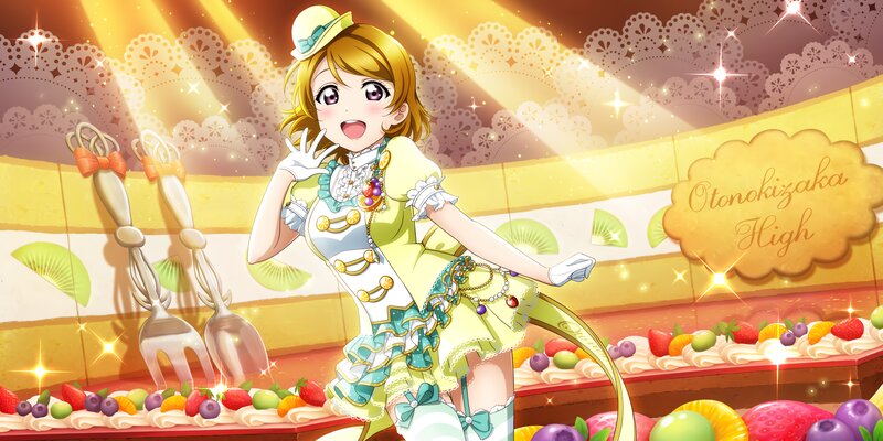 Anime Girl in Yellow Dress — Festive