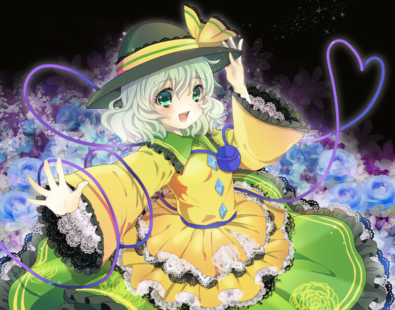 Anime Girl in Yellow Dress — Playful, Night