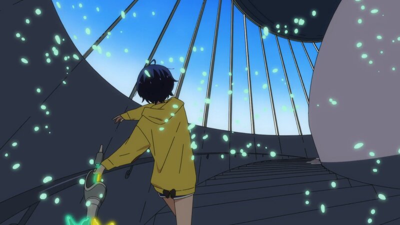 Anime Girl in Yellow Hoodie — Serene