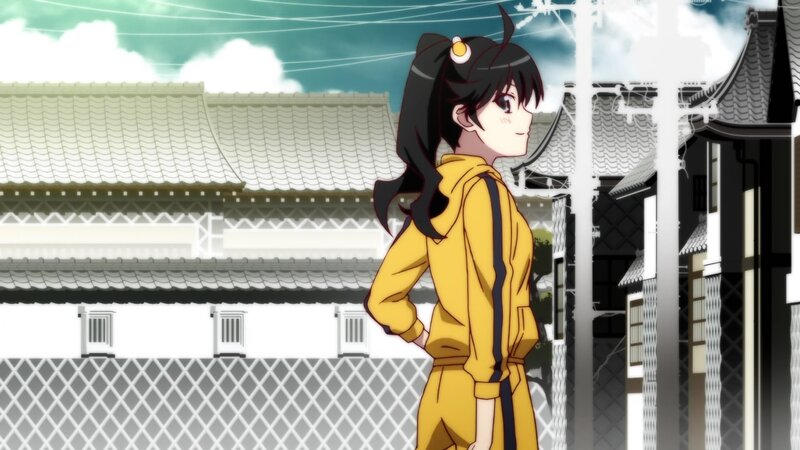 Anime Girl in Yellow Jacket — Calm