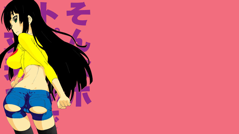 anime girl in yellow shirt