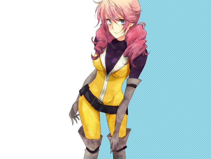 Anime Girl in Yellow Suit — Neutral