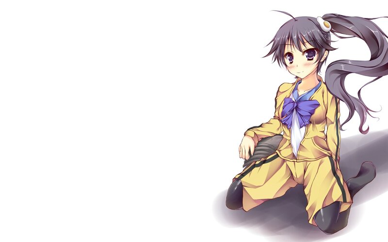 anime girl in yellow uniform