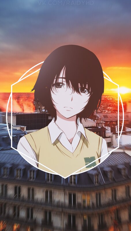 Anime Girl in Yellow Vest