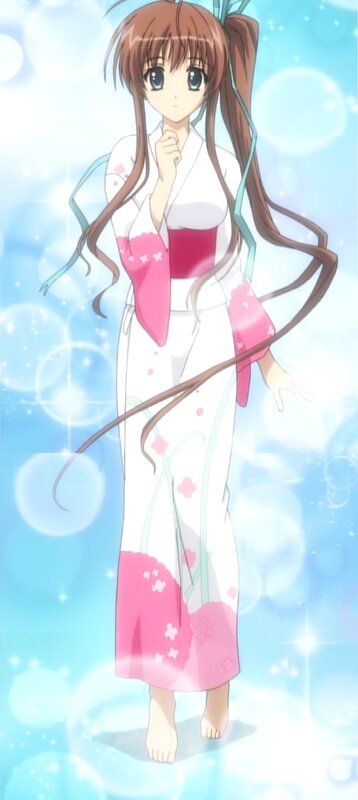 anime girl in yukata
