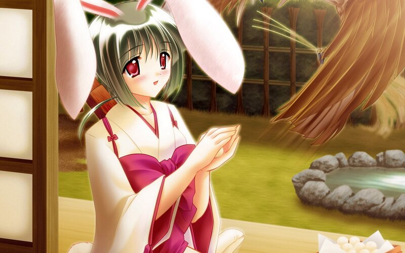anime girl in yukata