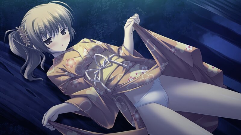 anime girl in yukata