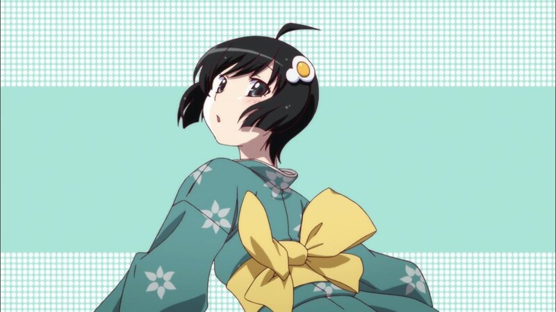 anime girl in yukata