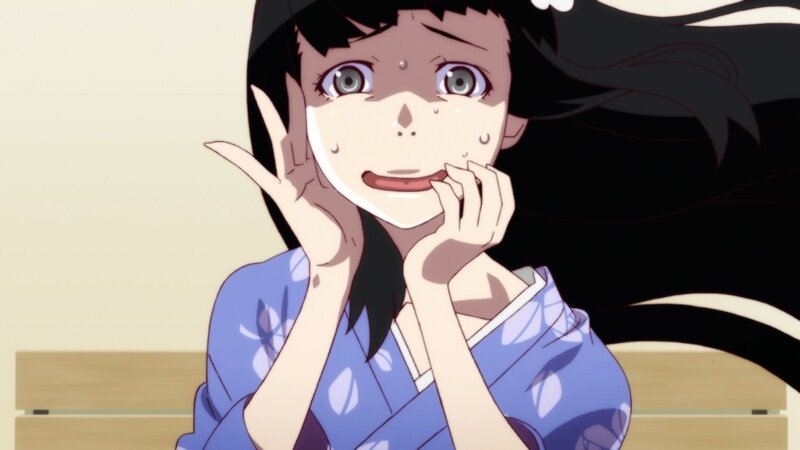 anime girl in yukata