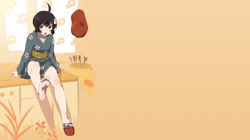 anime girl in yukata