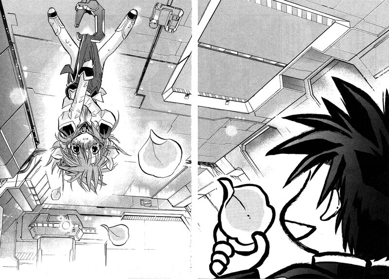 Anime Girl in Zero Gravity — Black