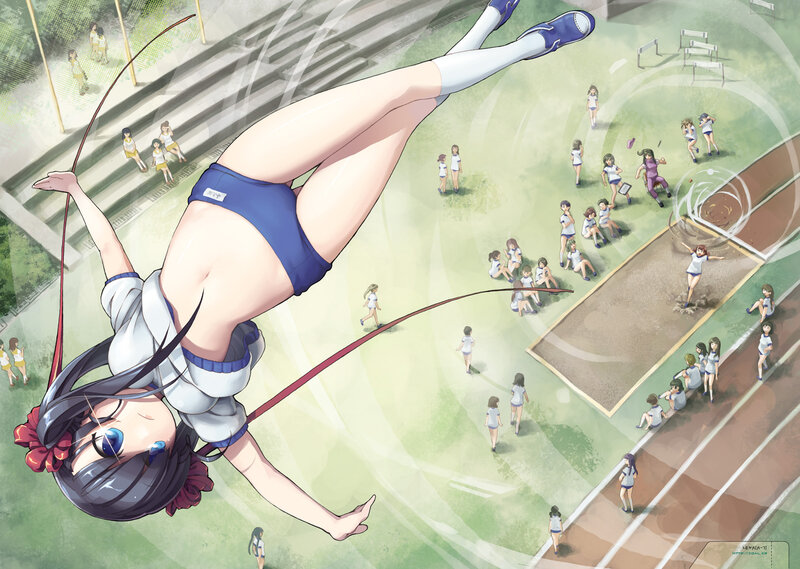 Anime Girl Jumping Rope