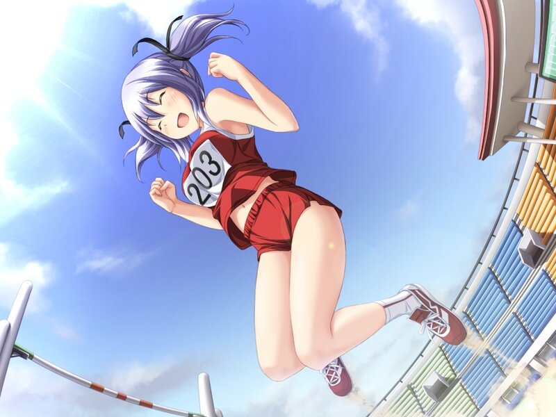 Anime Girl Jumping