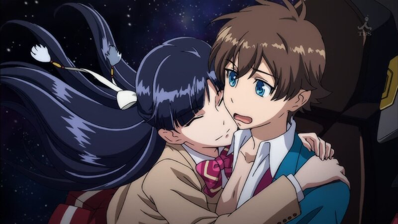 Anime Girl Kissing Boy