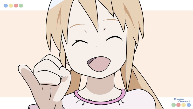 anime girl laughing