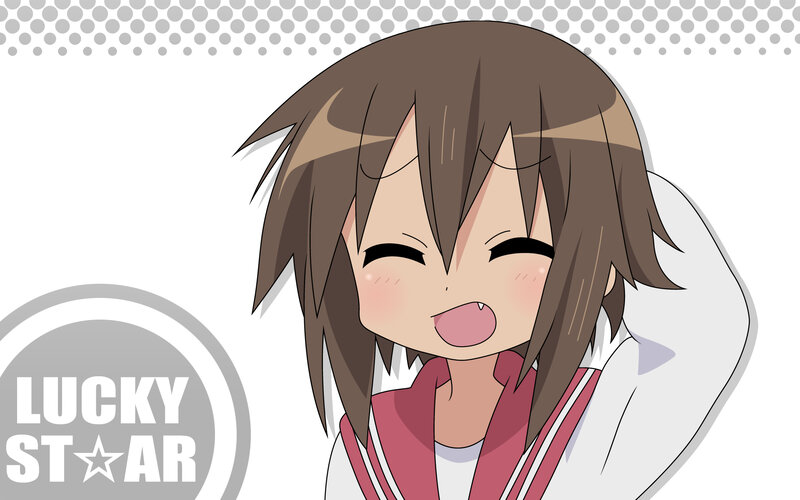 anime girl laughing