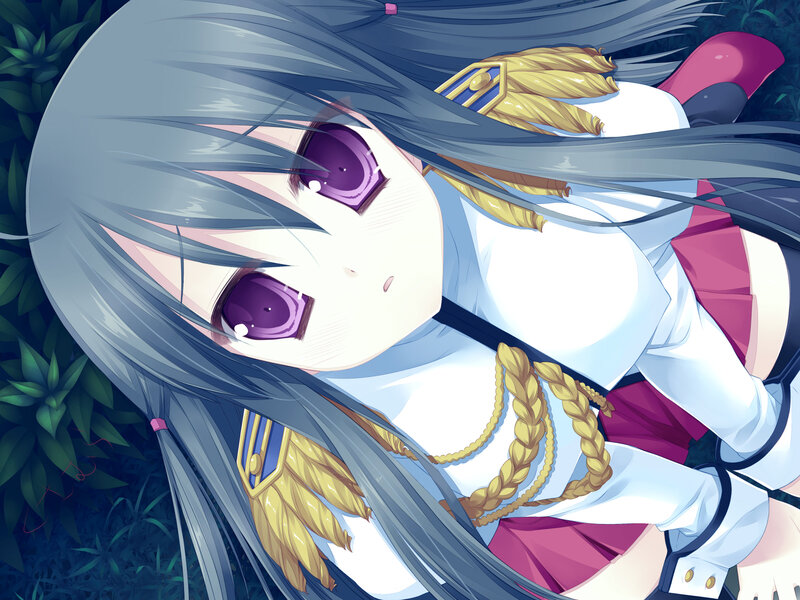Anime Girl Lying Down — Blue, Calm, Night