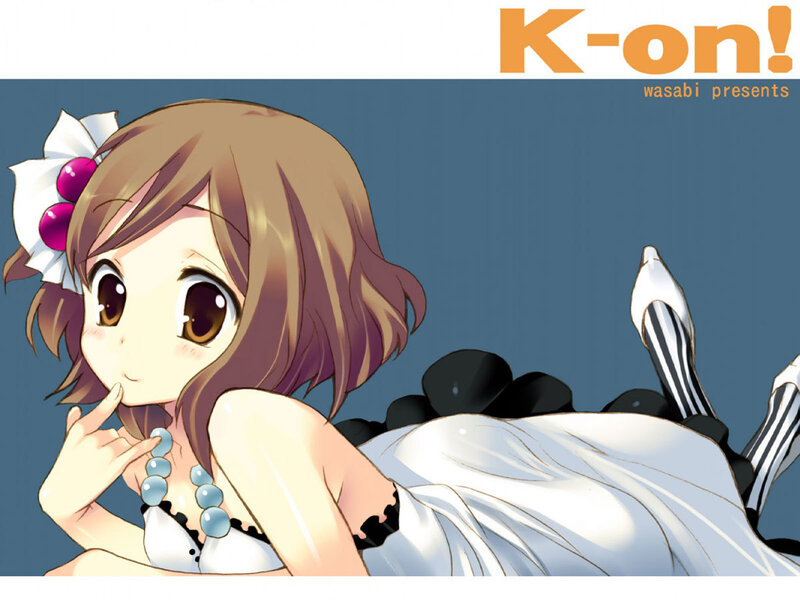 Anime Girl Lying Down — Blue, Playful