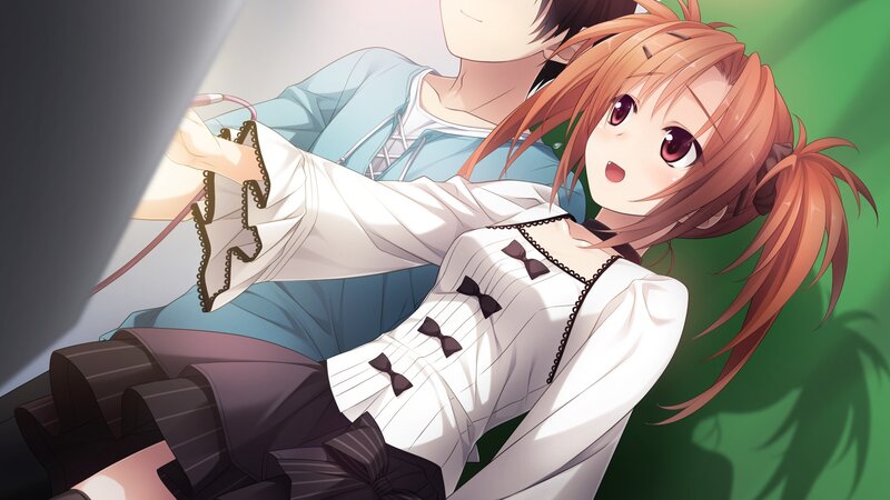 Anime Girl Lying Down — White, Calm, Boy