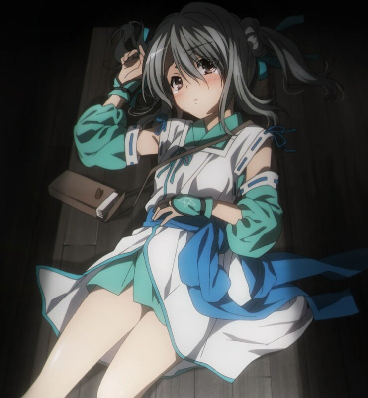 Anime Girl Lying Down — White, Dramatic, Night, Book