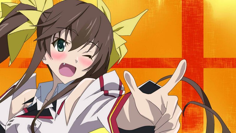 anime girl making a peace sign