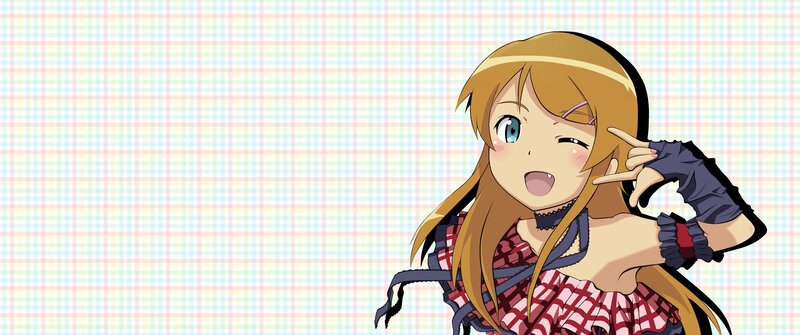 anime girl making a phone gesture