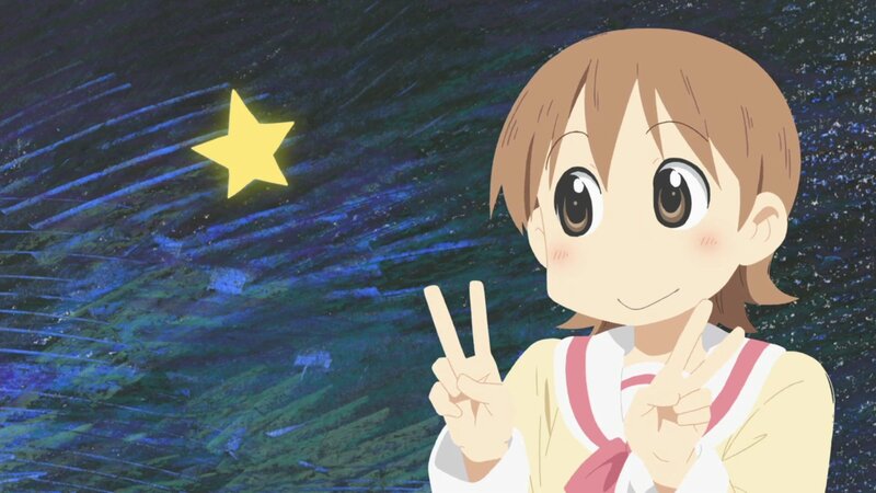 anime girl making peace signs
