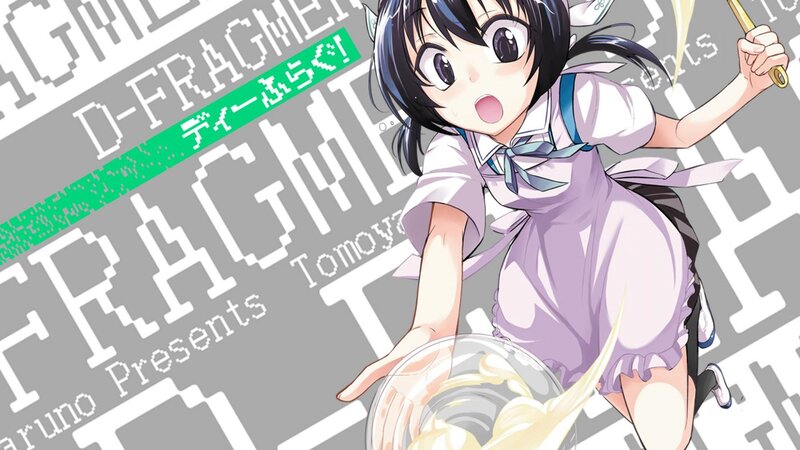 Anime Girl Mixing Batter — Purple