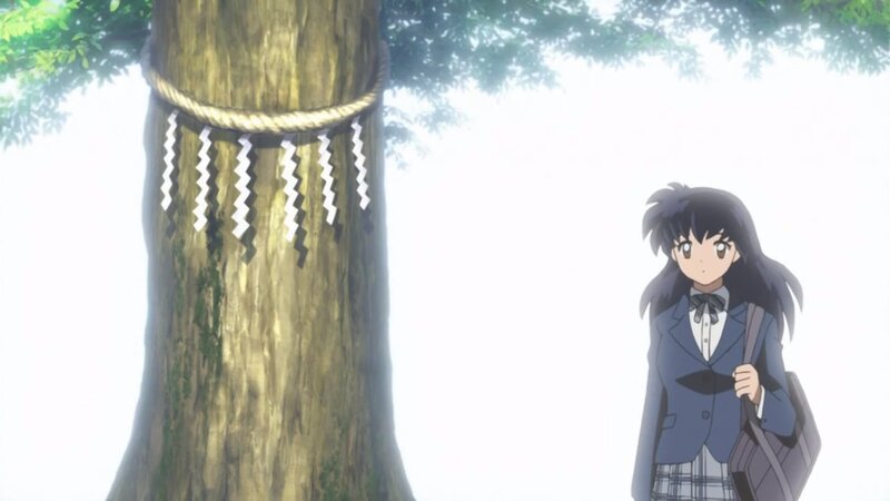 Anime Girl Near Tree