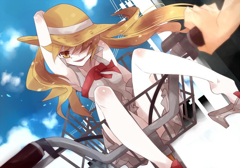Anime girl on a bicycle