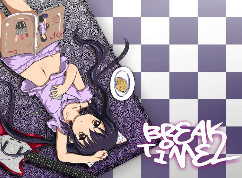Anime girl on a break