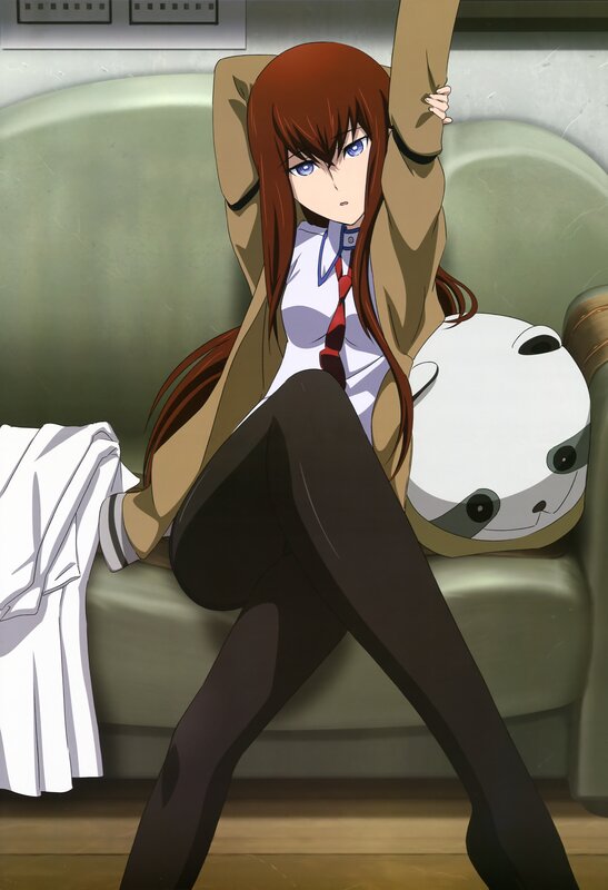 anime girl on a couch