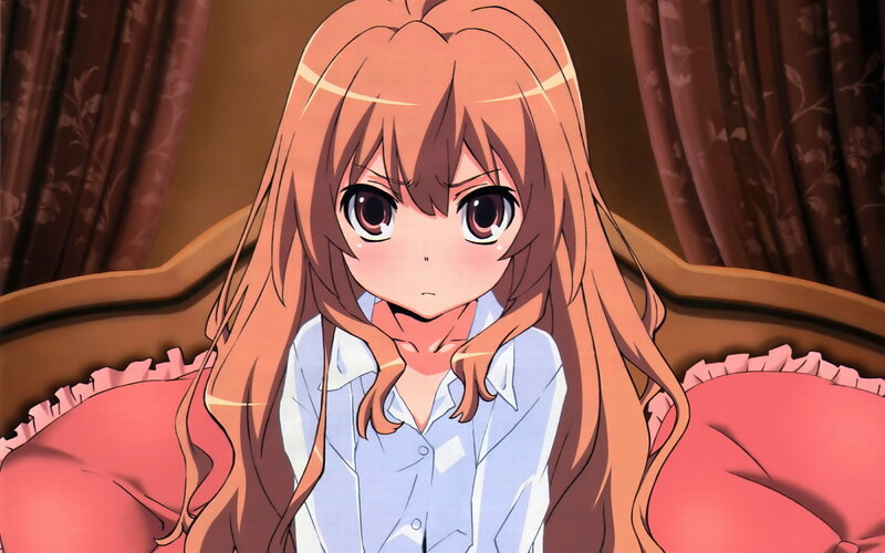 anime girl on a couch
