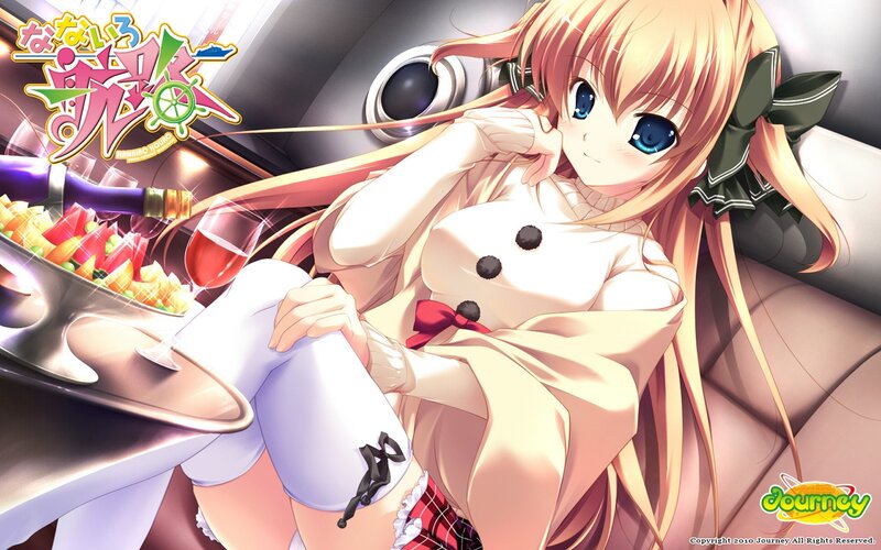 Anime girl on a journey
