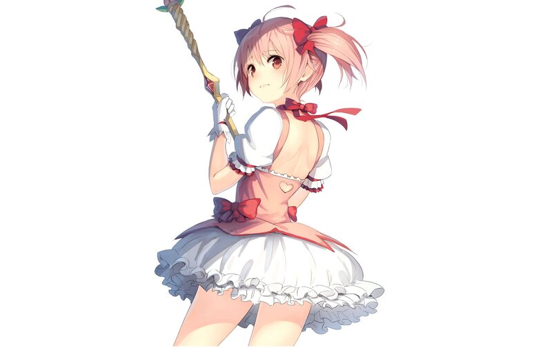 anime girl on a swing