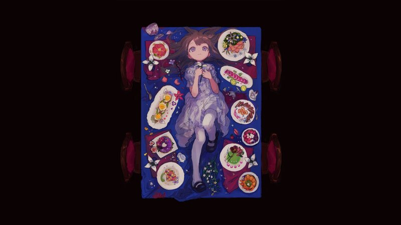 Anime Girl on a Table