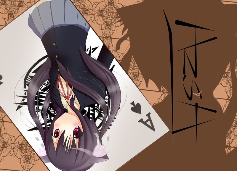 anime girl on ace of spades