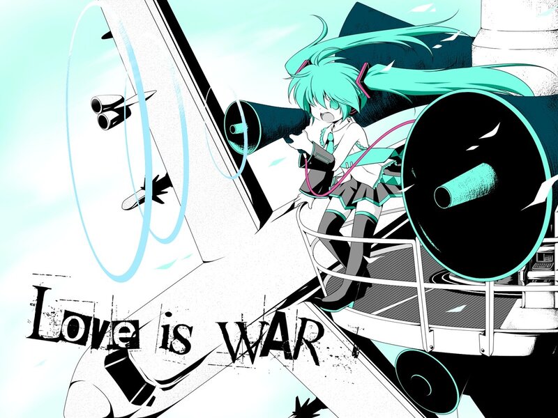 Anime Girl on Aircraft — Cyan
