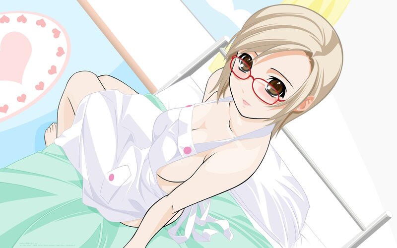 anime girl on beach chair