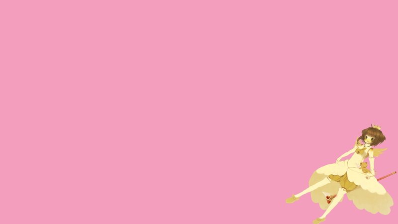 anime girl on broomstick
