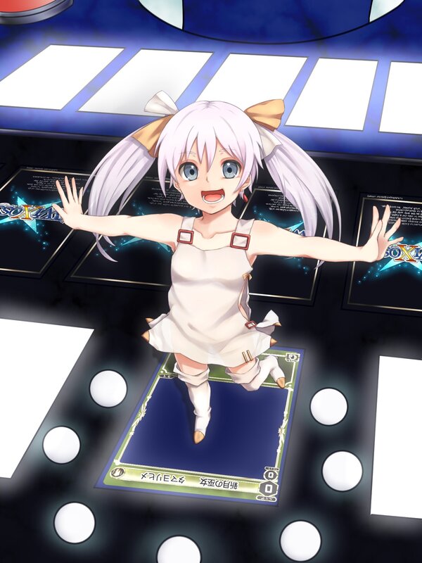 Anime Girl on Card