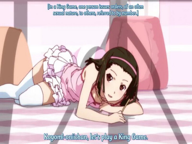 Anime Girl on Floor — Pink