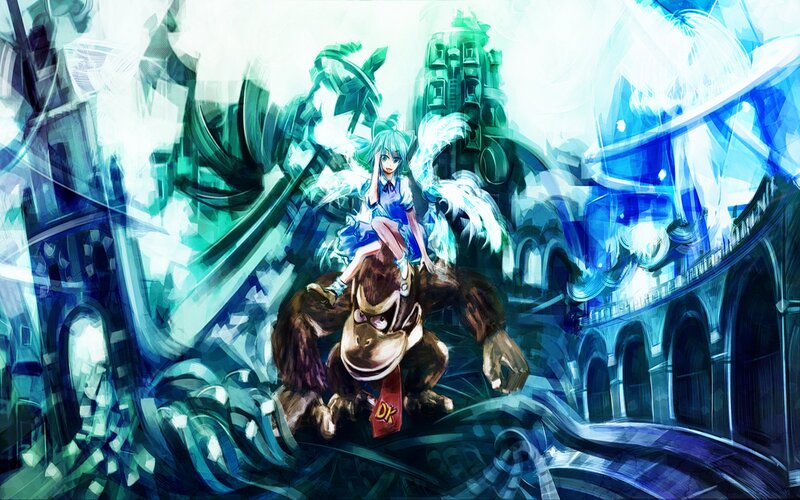 Anime Girl on Gorilla